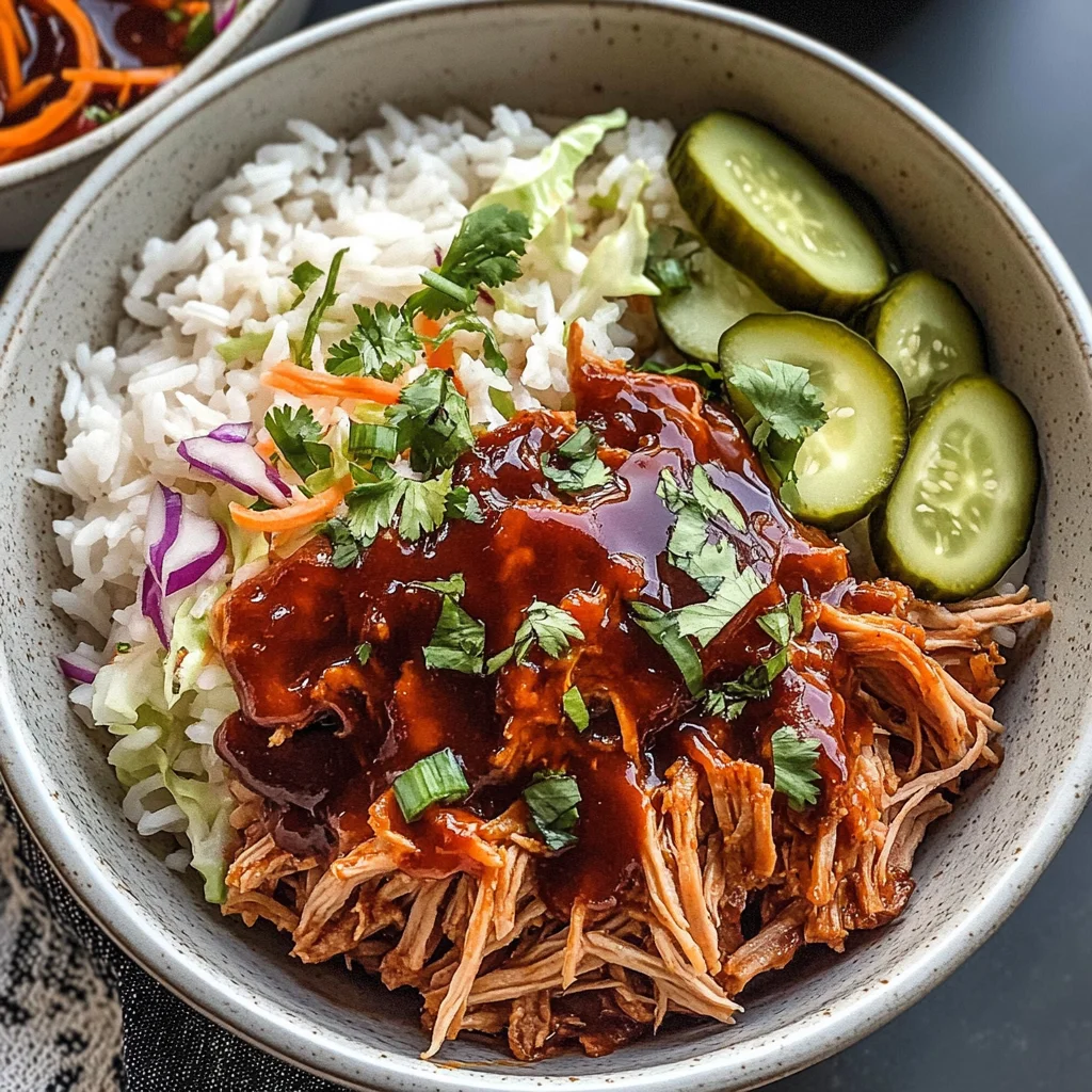 Slow Cooker Pulled Pork Bowls Recipe