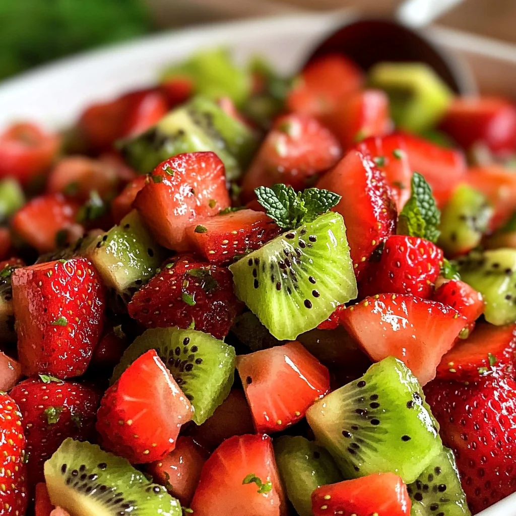 Strawberry Kiwi Fruit Salad Strawberry Kiwi Fruit Salad