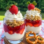 Strawberry Pretzel Salad Parfaits Recipe