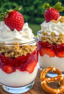 Strawberry Pretzel Salad Parfaits Recipe