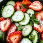 This Cucumber Strawberry Salad