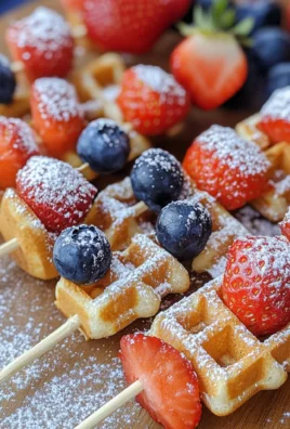 Waffle Berry Breakfast Kabobs Recipe