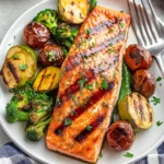 5 Ingredient Marinated Grilled Salmon