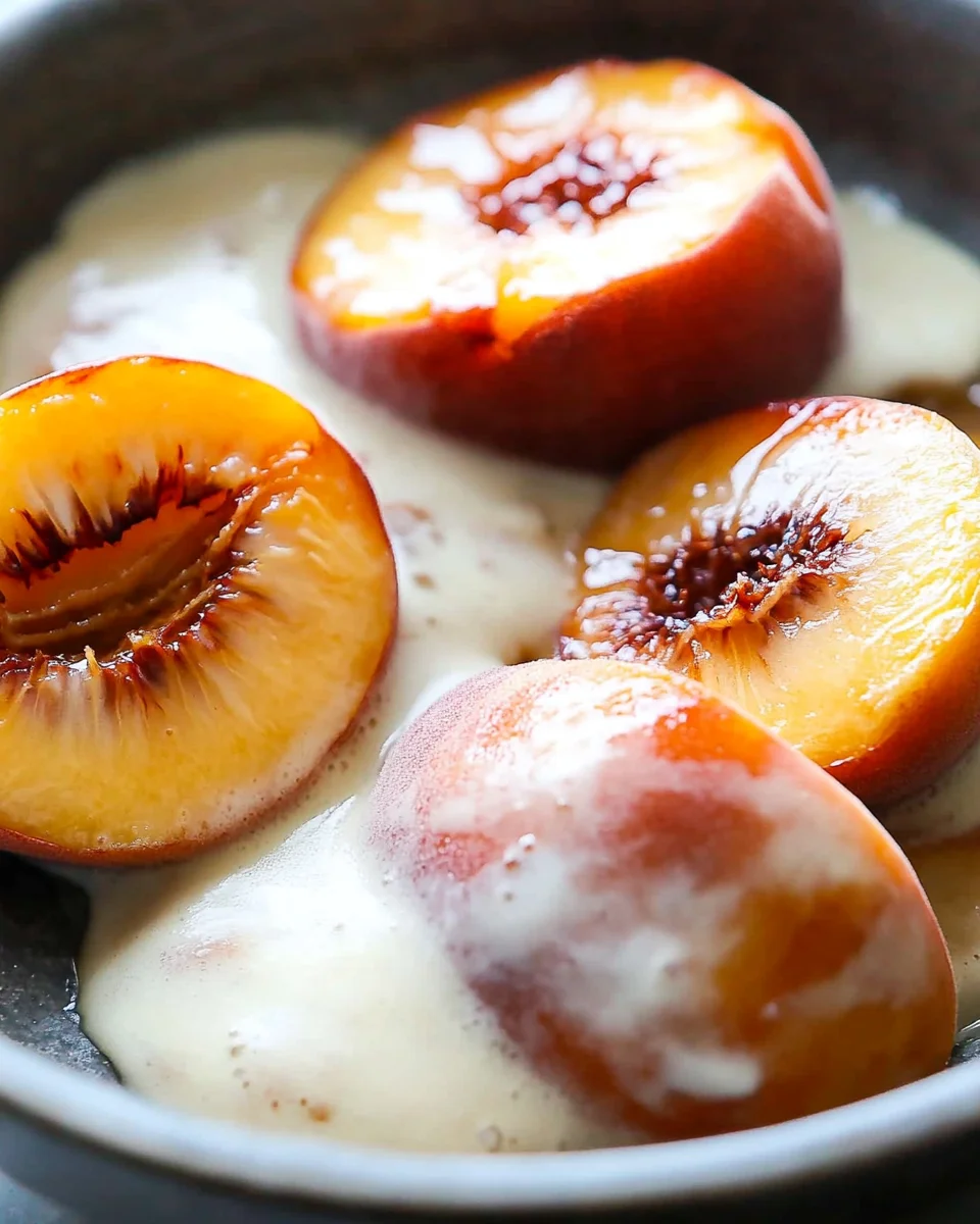 Air Fryer Peaches