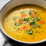 CARROT GINGER ZUCCHINI SOUP