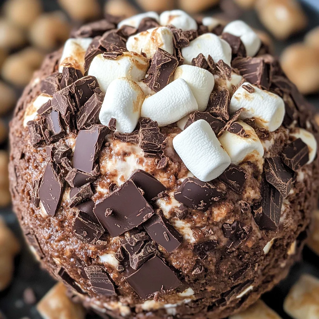 Chocolate S’mores Cheeseball
