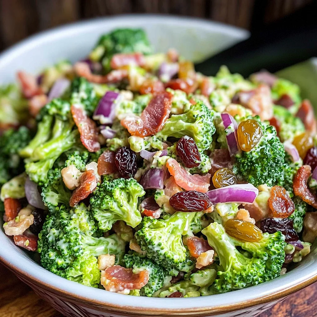 Classic Turkey Bacon Broccoli Salad Recipe