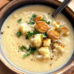 Creamy Cauliflower White Bean Soup