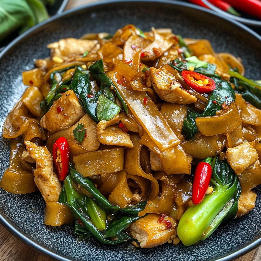 Drunken noodles
