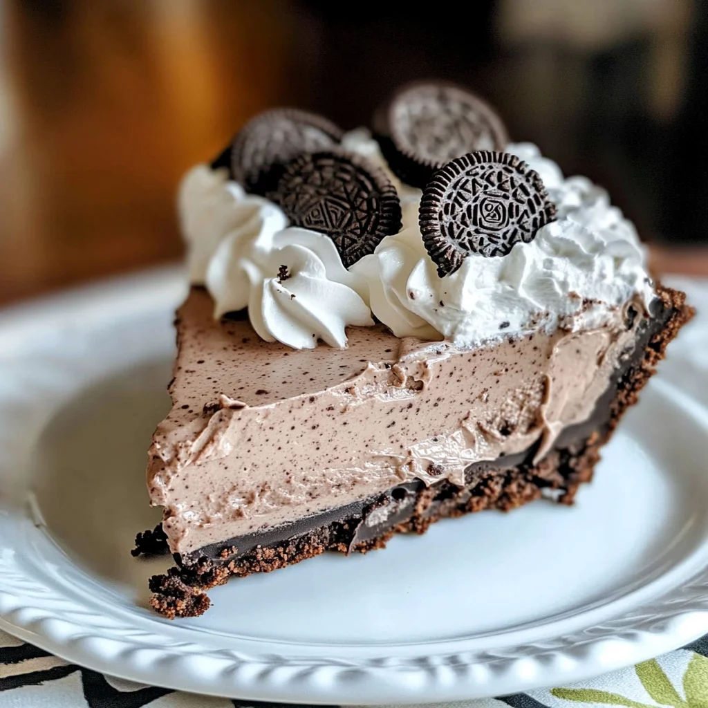 Easy Dreamy Oreo Chocolate Cream Pie