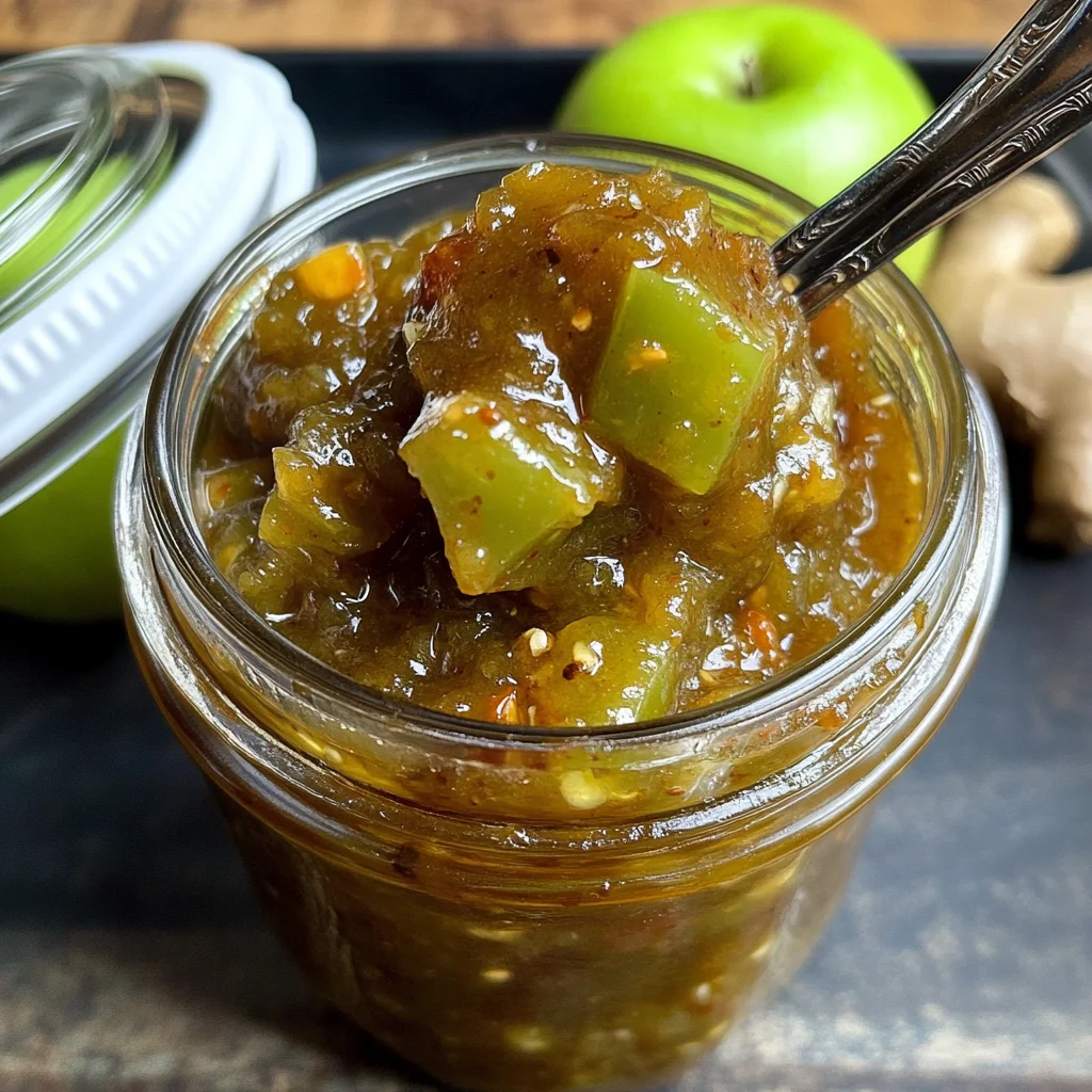 Easy Green Tomato Chutney