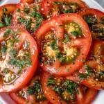 Easy Marinated Tomatoes