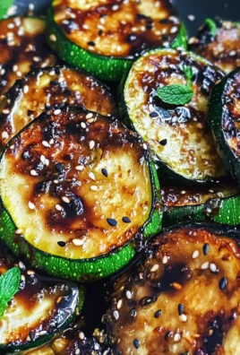 Easy Skillet Zucchini Recipe with Balsamic Reduction