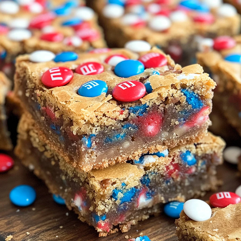 Fireworks Blondies