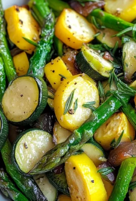 Flavorful Asparagus with Zucchini and Squash