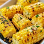 Garlic-Herb Butter Roasted Corn