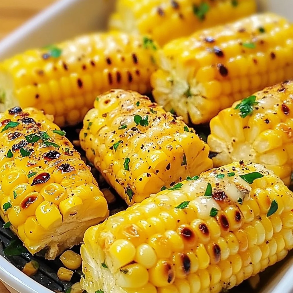 Garlic-Herb Butter Roasted Corn