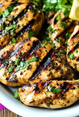 Garlic, Lemon, and Herb Grilled Chicken Breasts