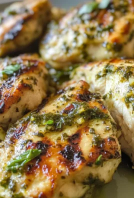 Grilled Basil Garlic Chicken Breasts