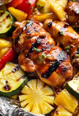 Grilled Hawaiian Barbecue Chicken in Foil