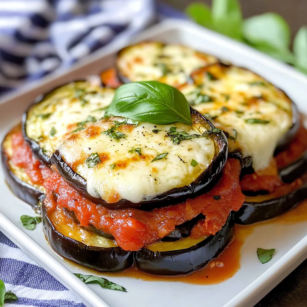 Grilled Zucchini & Eggplant Parmesan Recipe {Vegetarian}