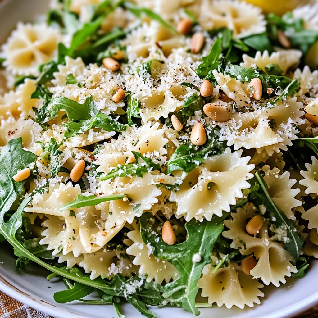 Lemon Basil Parmesan Pasta Salad