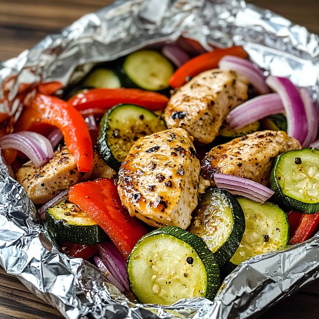 Low-Carb Foil Packet Dinner