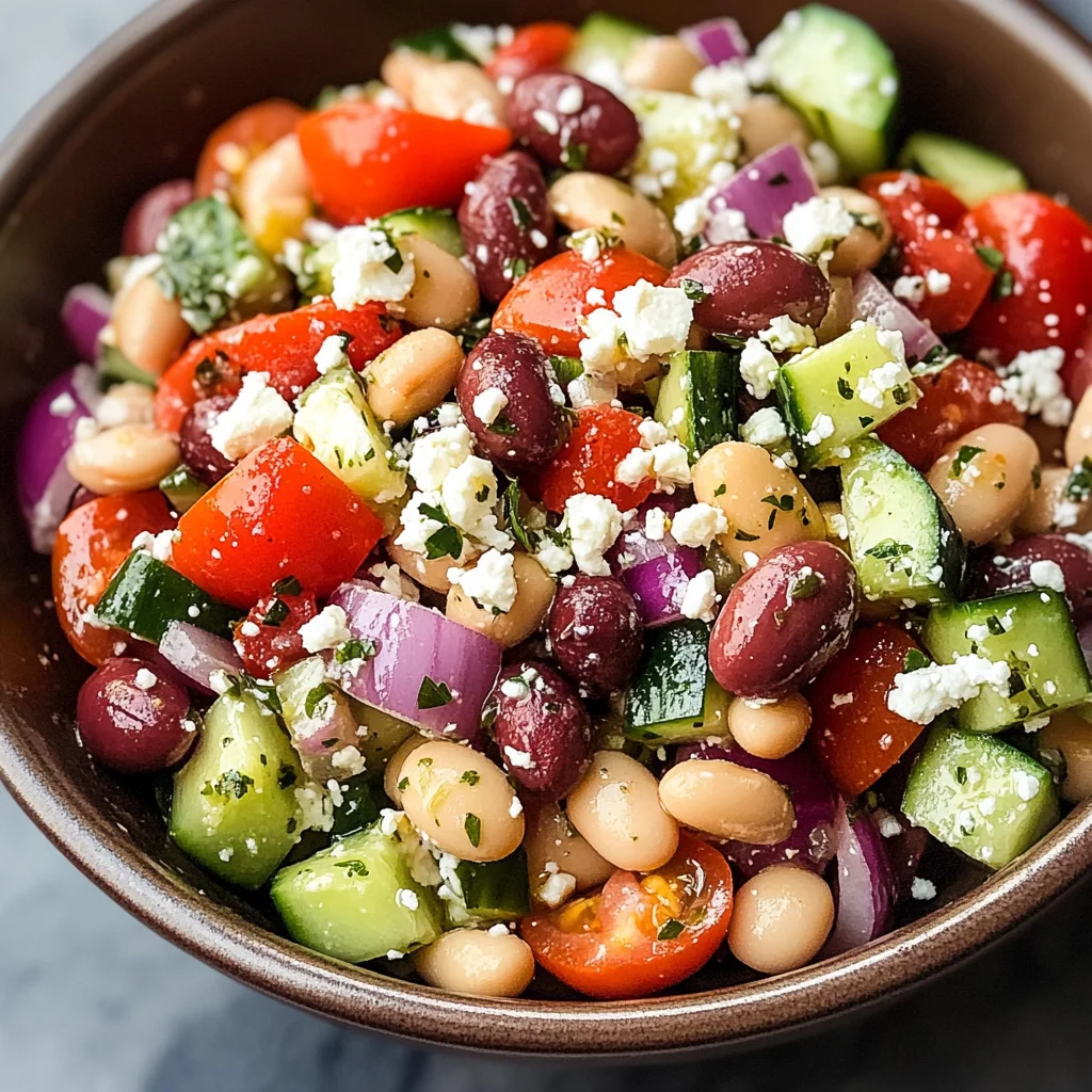Mediterranean White Bean Salad