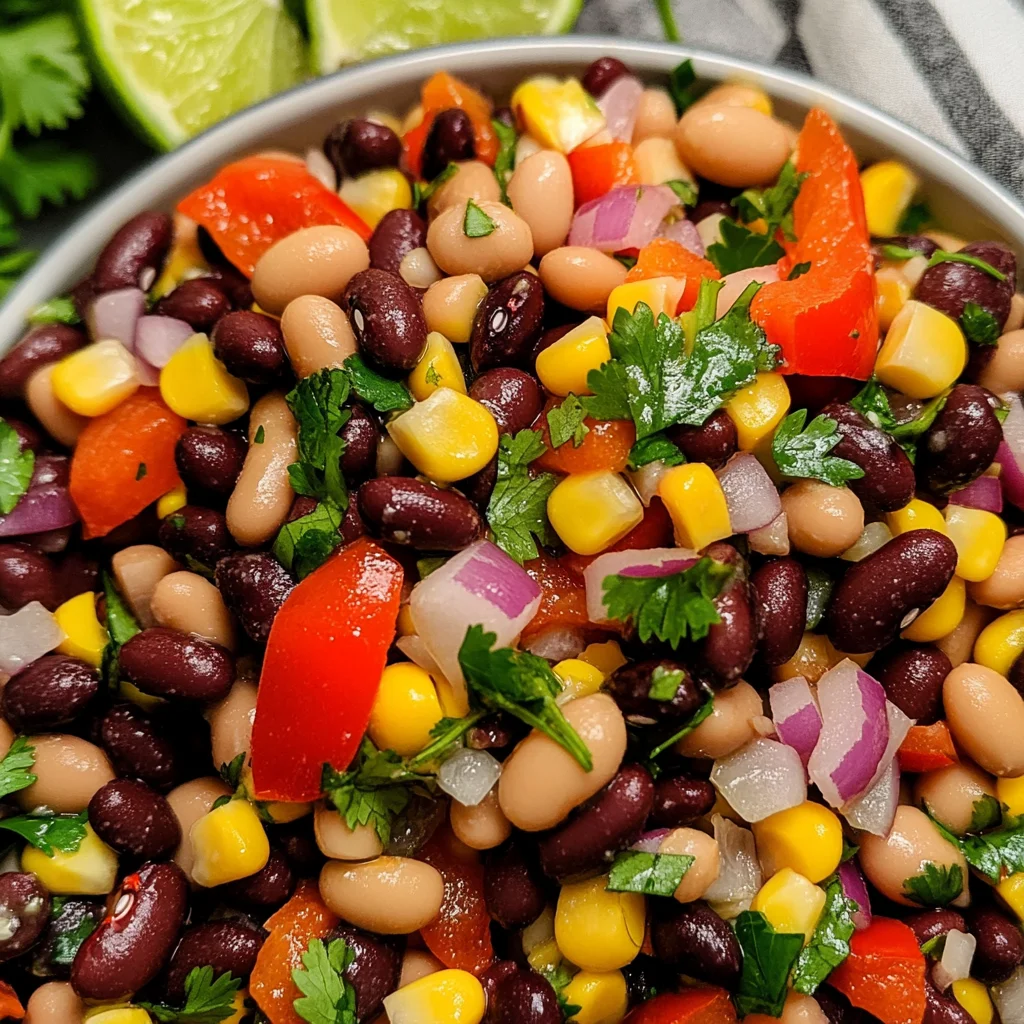 Mexican Bean Salad (Easy Recipe)