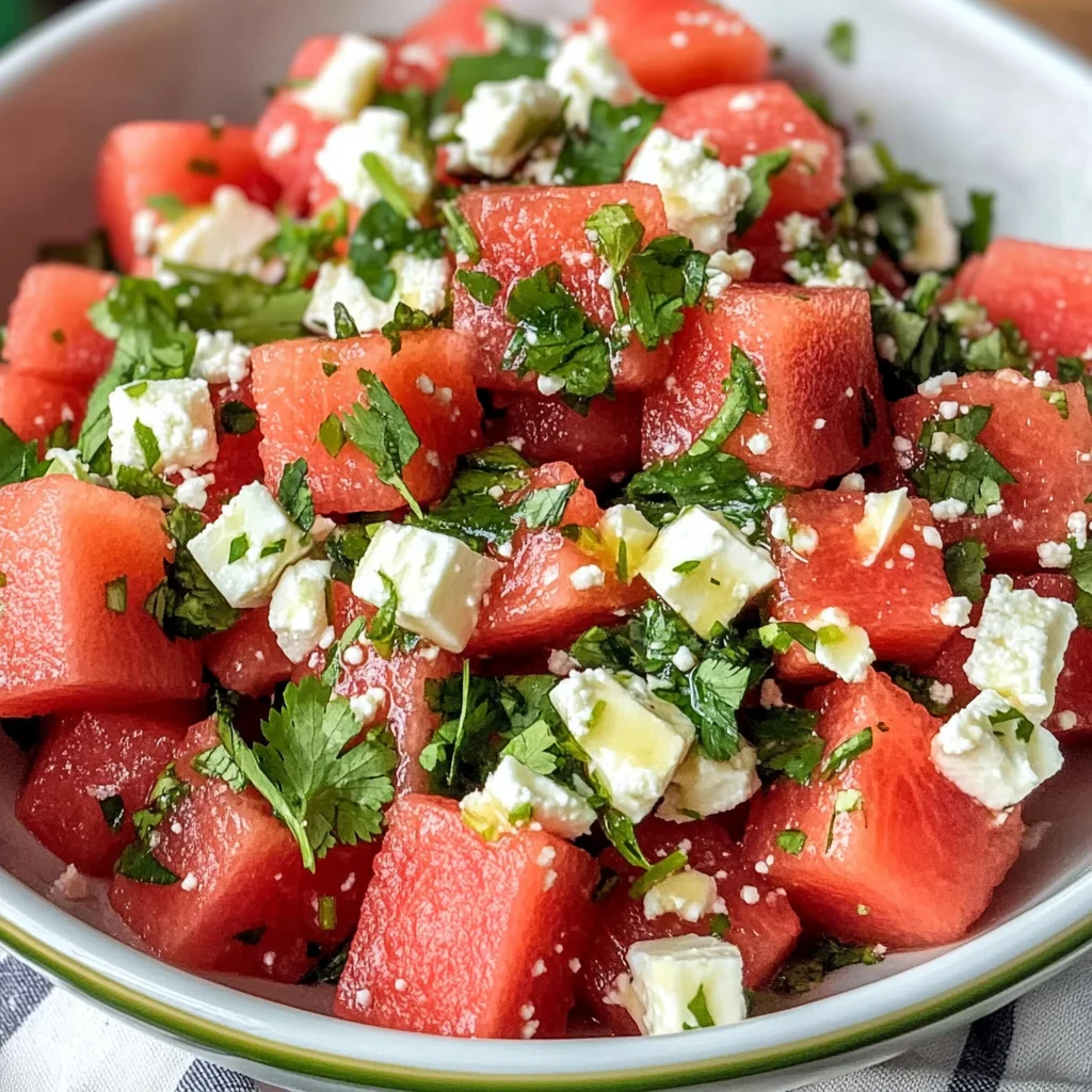 Mexican Watermelon Salad