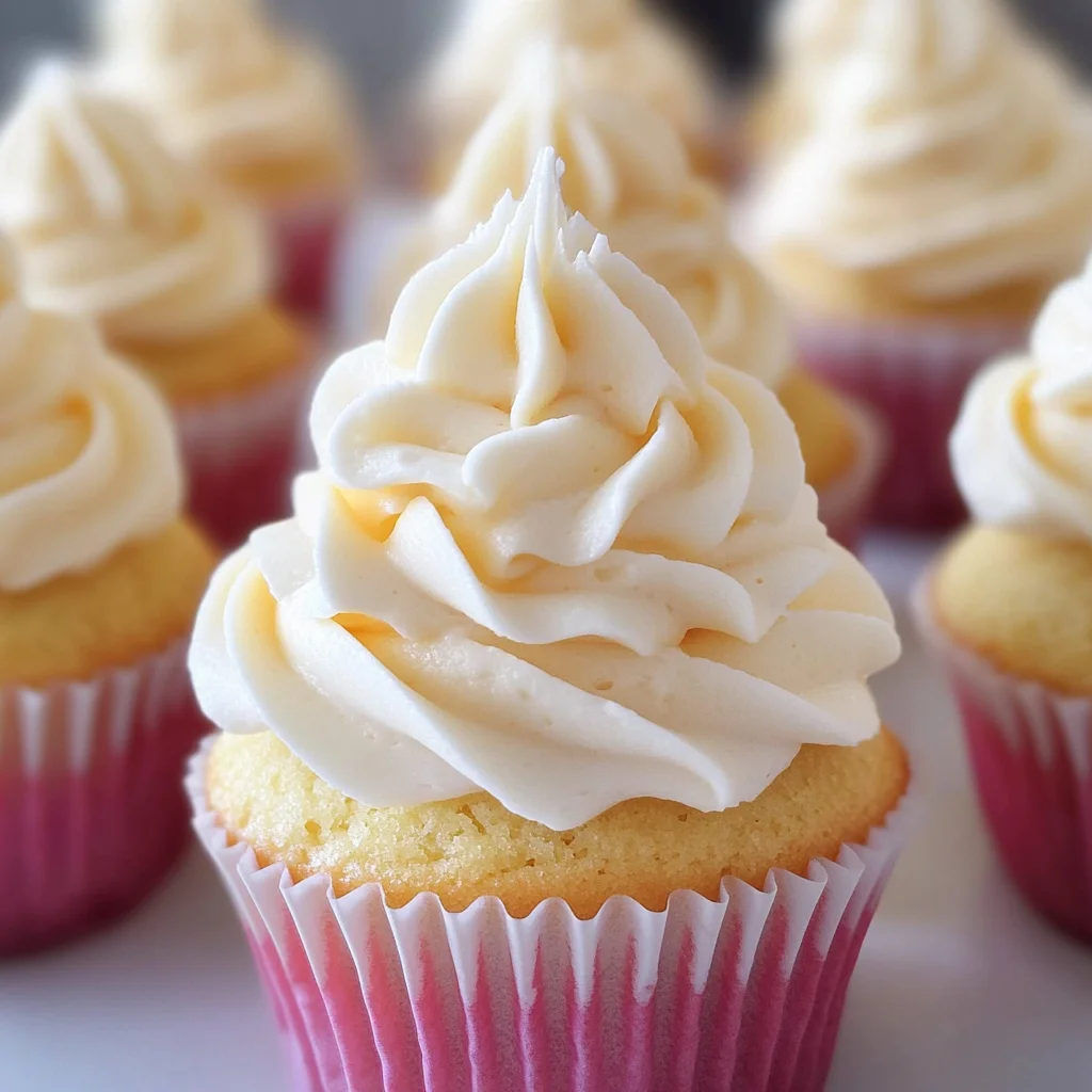 Moist Vanilla Cupcakes