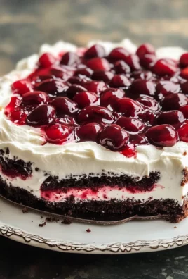 No Bake Black Forest Icebox Cake