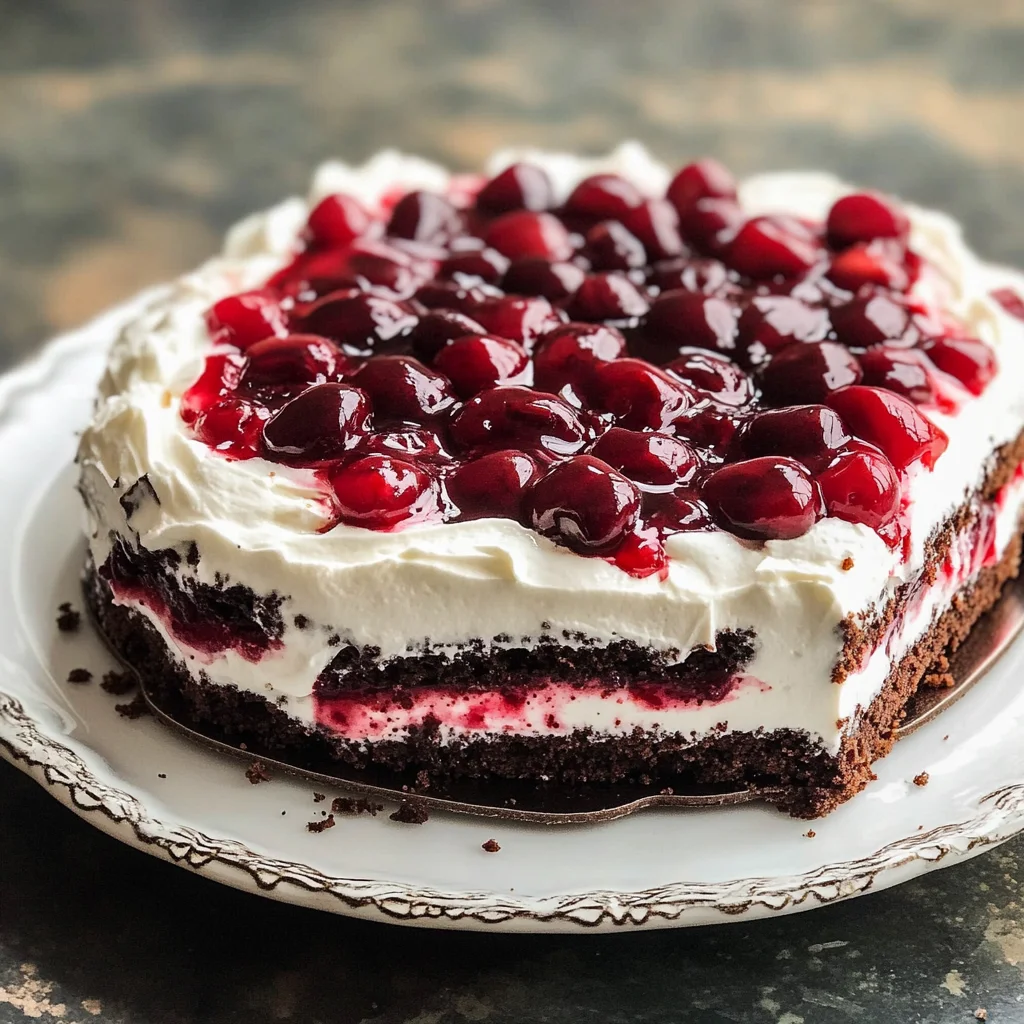 No Bake Black Forest Icebox Cake