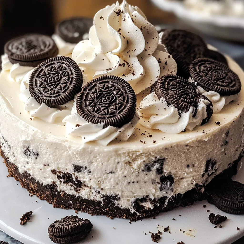 No Bake Oreo Cheesecake
