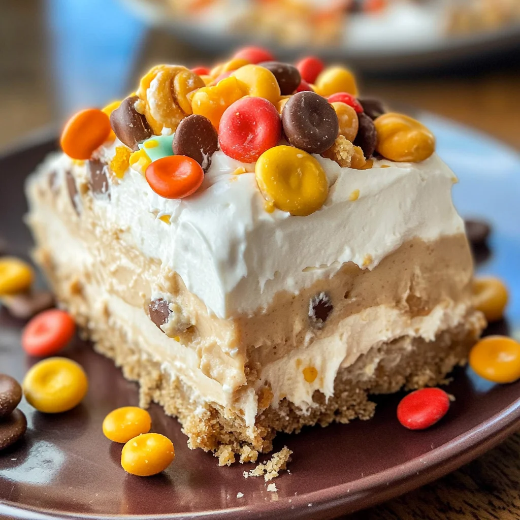 No Bake Peanut Butter Icebox Cake