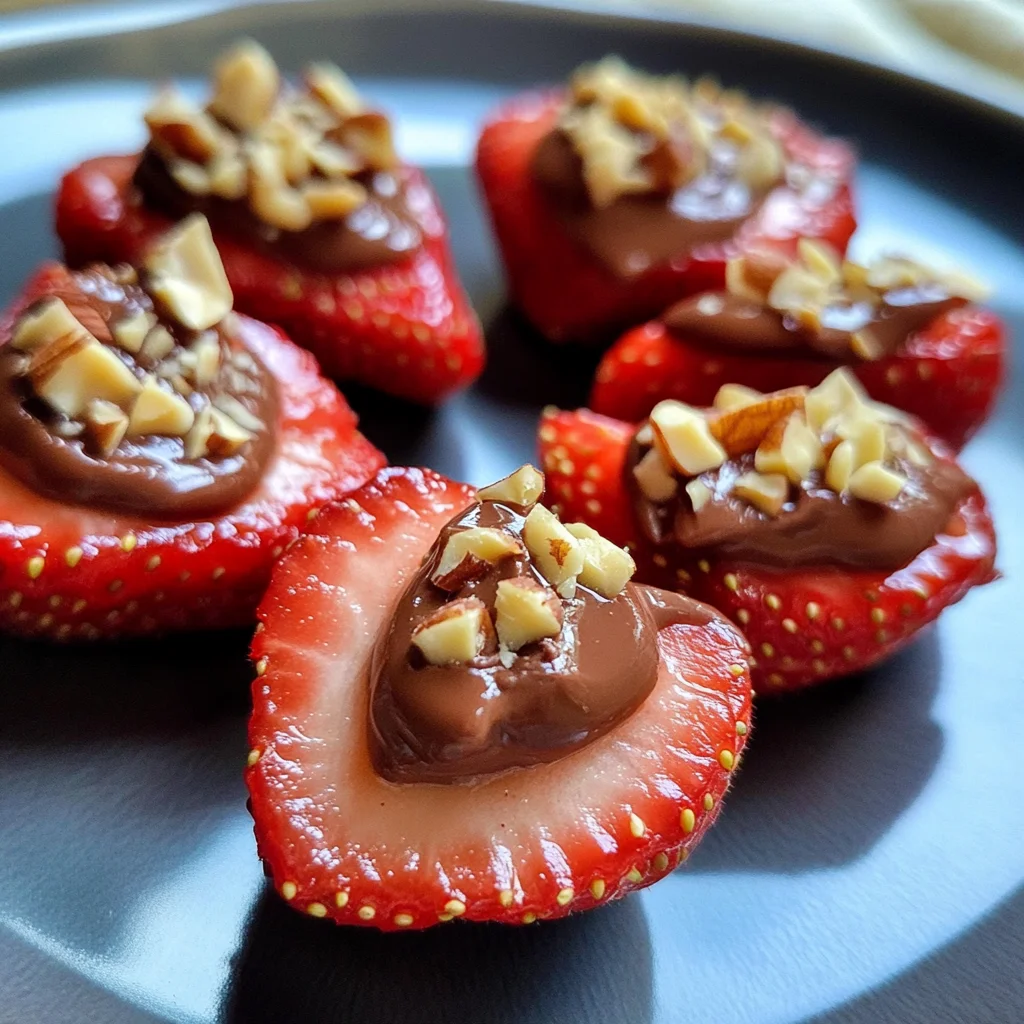 Nutella Deviled Strawberries