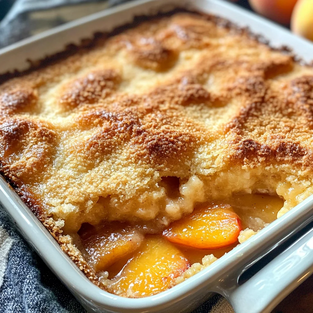 Old Fashioned Peach Cobbler