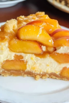 Peach Cobbler Cheesecake