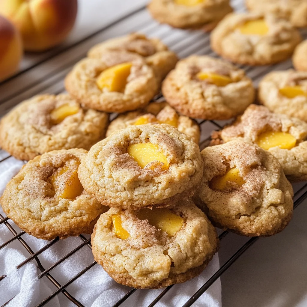Peach Cobbler Cookies