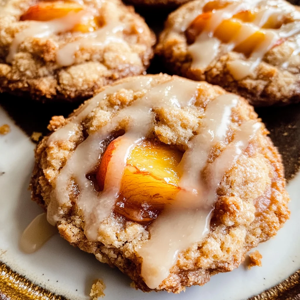 Peach Cobbler Cookies