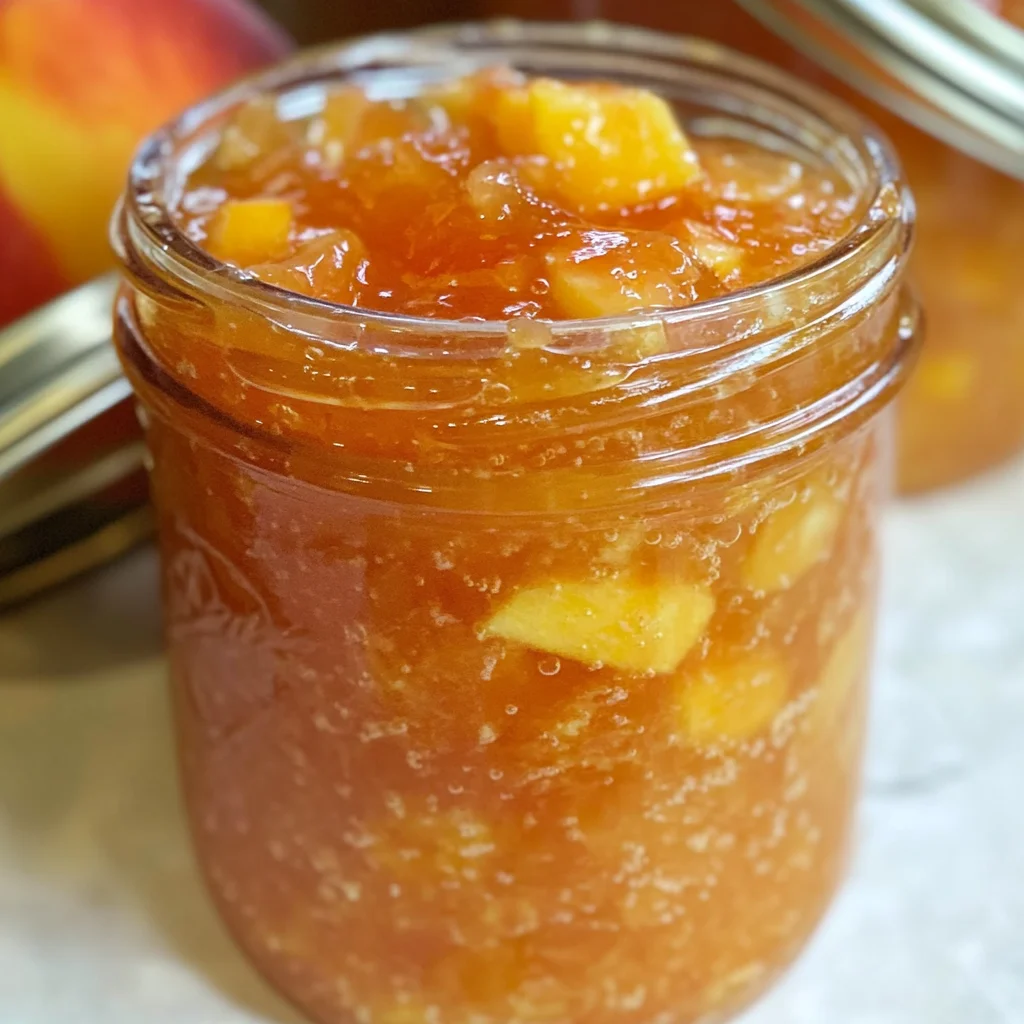 Peach Freezer Jam