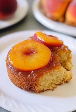 Peach Upside Down Mini Cakes