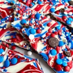 Red White and Blue Bark