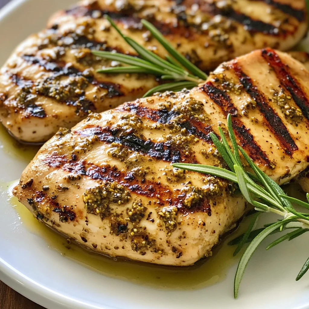 Rosemary Mustard Grilled Chicken
