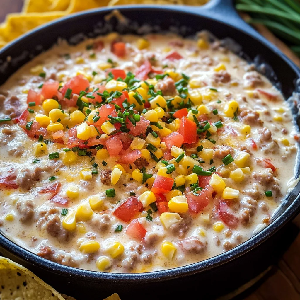 Sausage Queso Dip Recipe (with Real Cheese!)