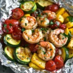 Shrimp and Summer Veggie Foil Packs