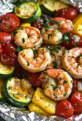 Shrimp and Summer Veggie Foil Packs