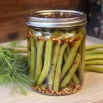 Spicy Garlic & Dill Pickled Beans Recipe