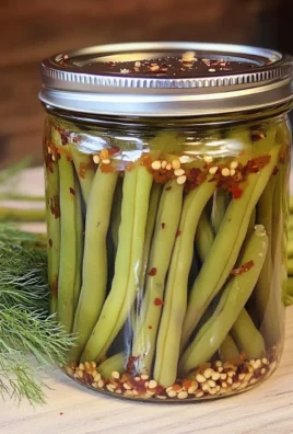 Spicy Garlic & Dill Pickled Beans Recipe