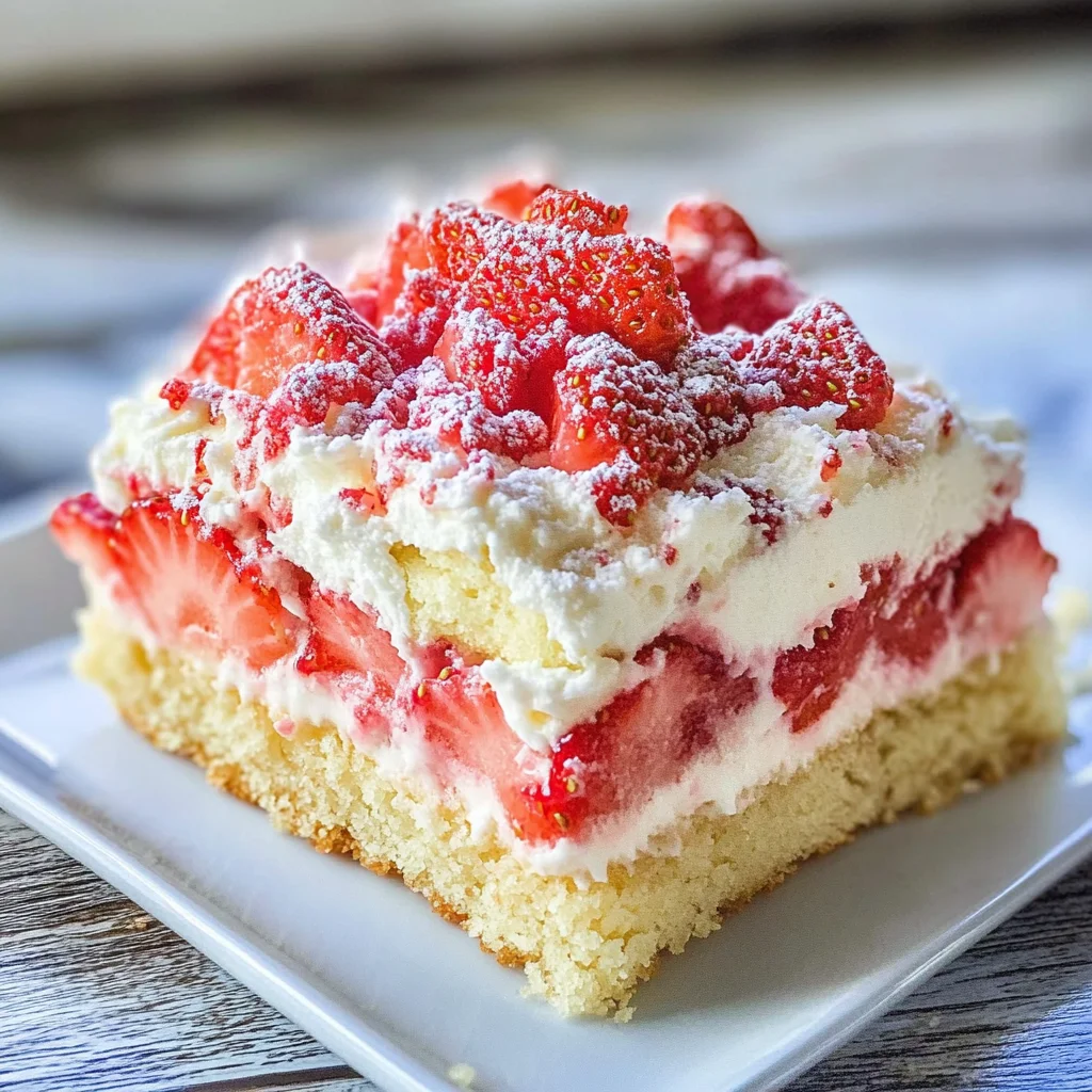 Strawberry Shortcake Bars